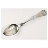 Coin Silver Table Spoon. Albrecht & Huber, St Jose