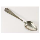 Coin Silver Table Spoon. H. Olsen, Oslo, Noway