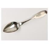 Coin Silver Table Spoon. H. I. Sawyer