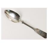 Coin Silver Table Spoon. Vautrot & Ackley, OH