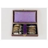 Set Of 6 800 Silver Teaspoons In Presentation Case