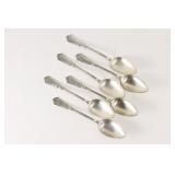 6 Alvin "Winchester" Sterling Silver Teaspoons