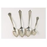 Misc. Fraternal Sterling Souvenir Spoons. Masonic
