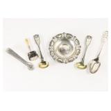 6 Pcs UK Sterling Silver. Georgian