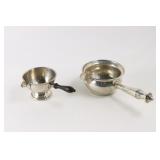 2 Sterling Silver Sauce Servers. Jessop & Sons