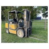 Yale LP Forklift  5000 lb capacity  9766 hoiurs