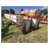 Loading Shoot with new steel floor