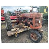 Farmall Super C with 306 Woods Mower (runs)