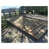 Hayrack Top 16'  Treated Wood (like new)