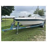 '95 Ebbtide Inboard Outboard Motor Boat & Trailer