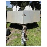 Dual snowmobile trailer