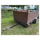 Single axle trailer