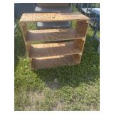 Wood shelf