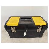 Stanley tool box with tools