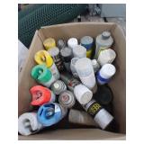 Spray paint bottles