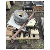 Tires, PTO shafts, etc