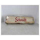 Schmidt beer sign