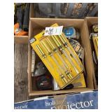 Screwdrivers, tape measures