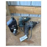 Bar and chain oil and electric drills
