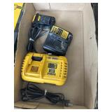 Dewalt Chargers and battery