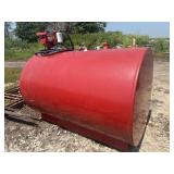 500 gallon fuel barrel with Gasboy pump