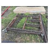 Scaffolding with 4 cross bars