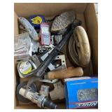Tape measures, irons, nails, etc