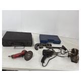 grinder, clamp, soldering iron, cut-off tool, etc