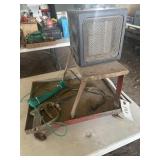 Cart, heater, radio, etc