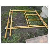 Scaffolding frame ends