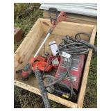 Weed wacker and leaf blower