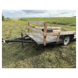 Homemade single axle trailer