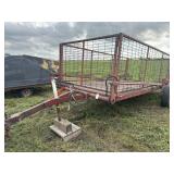 Hydraulic hog cart