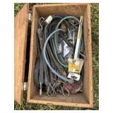 Tool box with straps