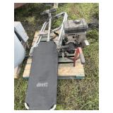 Pressure washer and stretcher