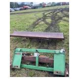 Pivoting blade mount