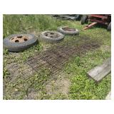 Wire Fence Panels (2 10 foot)(2 14 foot)