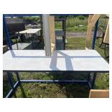 Table with wooden parts