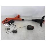 Cordless weed eater with charger