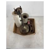 Oil lamp, wrap, horn, pulley