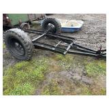 Single axe tilt bed trailer (no title homemade)