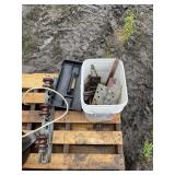 Hinges, toolbox tray, insulators