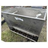 Stainless steel hog feeder