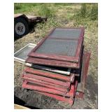 Stack of window screens