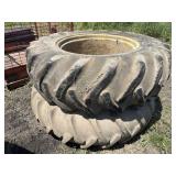 18.4-34 tires on rims