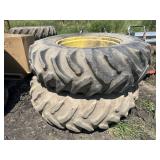 18.4-34 tires on rims