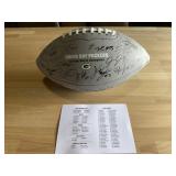 Green Bay Packers signed football