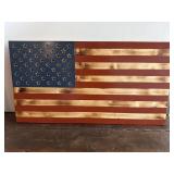 Wooden Flag sign
