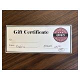 $25 Reebï¿½s Gift Certificate