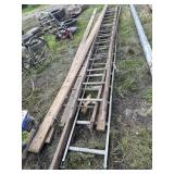 Wood ladders and boards